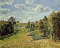 Pissarro, Camille - Berneval Meadows, Morning